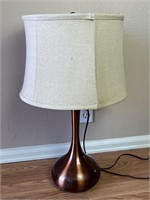 23in Bronze Tone Lamp with Shade