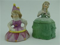 2 - 4" CHINA DRESSER DOLLS