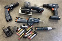 Lot of Black & Decker Versapak Cordless Tools