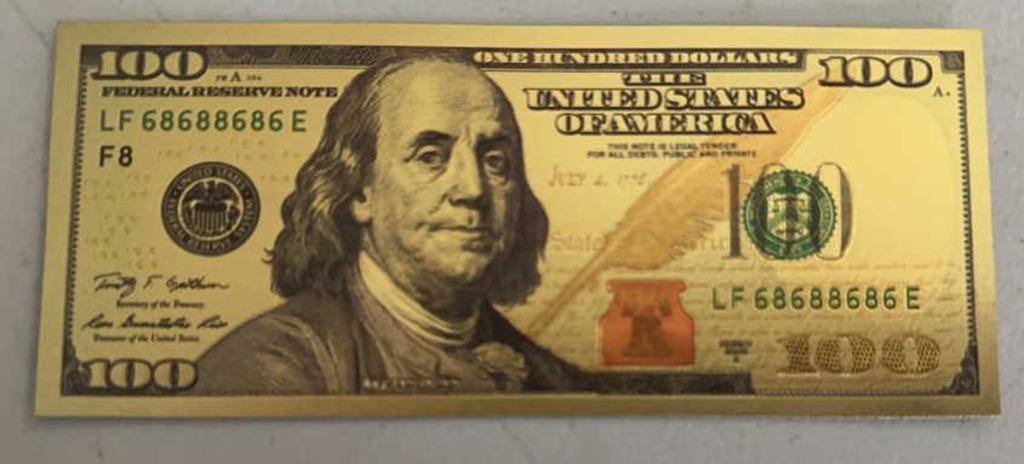 "NOVELTY" UNITED STATES CURRENCY ITEM