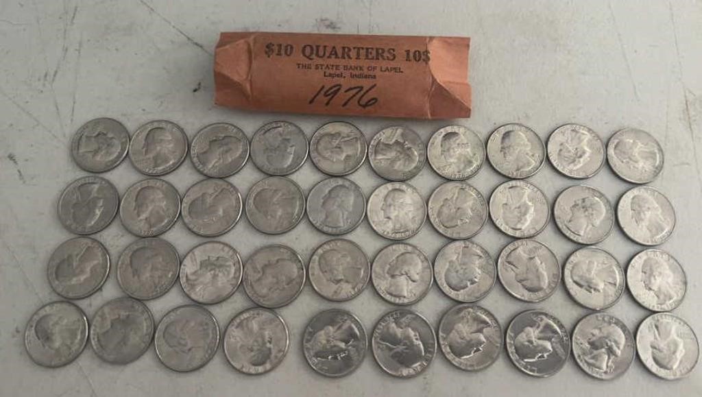 (ROLL)1976 "BI-CENTENNIAL" WASHINGTON QUARTERS