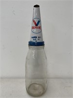 VALVOLINE Tin Top On 1 Quart Oil Bottle