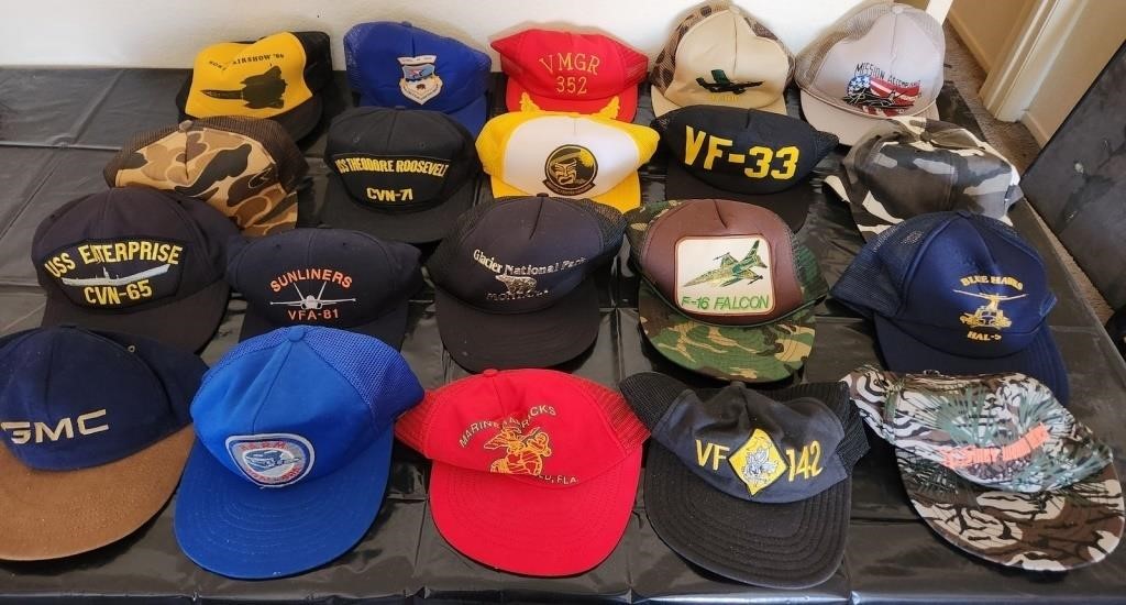 W - MIXED LOT OF MEN'S HATS (H47)