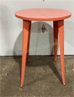 Orange Metal High Top Table