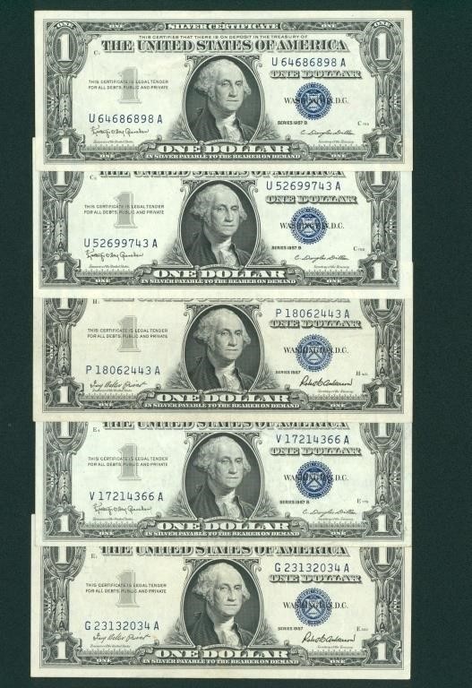 Currency Collector Paper Currency 7/9/24