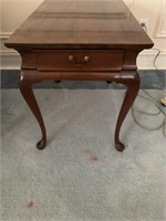 Pair of end tables, tables have drawer