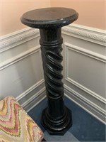 Black marble fern stand