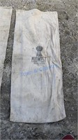 2) unmarked and Midwest Seemless seed bags