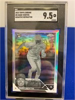 2023 Topps Chrome Mark Vientos NEG Ref SGC 9.5