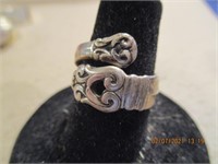 925 Silver Spoon Ring-5.7 g