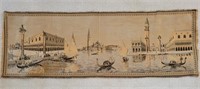 E - VINTAGE FRENCH TAPESTRY 56X20" (B16)