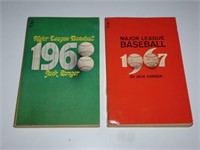2 1967 68 Jack Zanger Bajor League Baseball Books