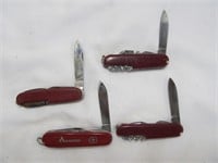 4pc Multi Function Camp Knives