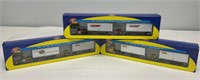 Three Athearn Freightliner HO Scale Cars