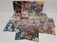 Marvel Comic Books: Punisher, Wolverine, Daredevil