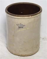 19th Century Crown Stoneware 8 Gallon Pottery