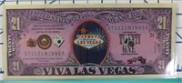 Viva Las Vegas, $21 banknote