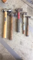 Five hammers