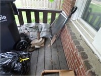 CONTENT OF FRONT PORCH, TARPS, AND MORE