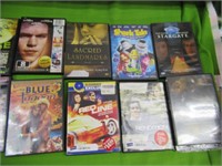 10 DVDs - Blue Lagoon, Shark Tale, Stargate, etc