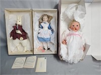 3 Dolls New in Box Lee Middleton & Dakin