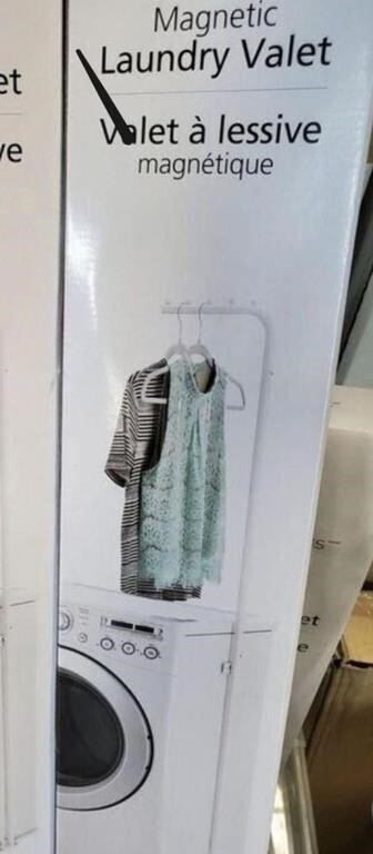 Magnetic Laundry Valet Clothing Rack