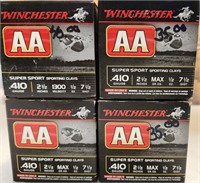 284 - 4 BOXES WINCHESTER AA  AMMUITION (B62)