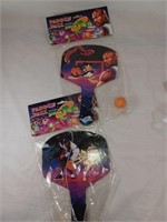 D3) 2 vintage Michael Jordan paddle ball games