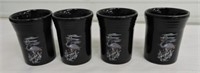 Fiesta Post 86 Moon Over Miami set of 4 tumblers