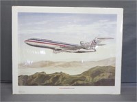 American Airlines 727 Poster 16x20"