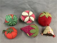 Vintage Pincushions with Needle Cases