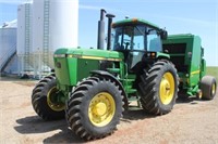 1989 JD 4055 MFWD Tractor #1056