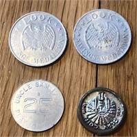 Lot of Play Money Tokens