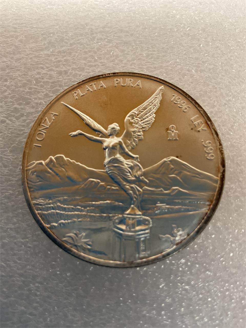1996 One ounce silver peso
