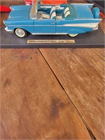 1 BLUE 1957 CHEVY BEL AIRE