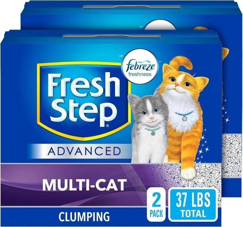 Fresh Step Clumping Cat Litter, Advanced, 37lb