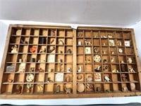 Vintage Printer Box of Miniatures