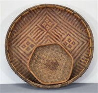 Large & Small Flat Basket Trays