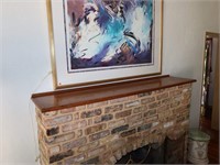 Wood Fireplace Mantle Lot