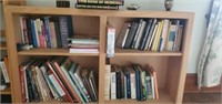 Items on bookcase