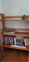 Items on bookcase