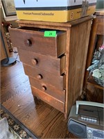 SMALL 5 DRAWER CABINET/ STORAGE W CONTENTS