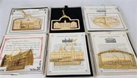Lot Of 6 Gold-colored College Of The Holy Cross