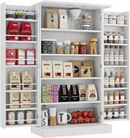 SEALED - HOME BI 41'' Kitchen Pantry Cabinet, Stor