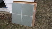 Box Of 4 Spruce Green 2 X 2 Wood Fibre Tiles