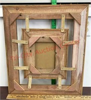 Hand Made Rustic Picture Frame Made From 100 Year