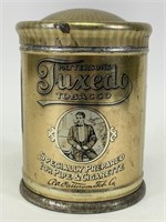 Patterson's Tuxedo Tobacco Litho Dome Gold Tin