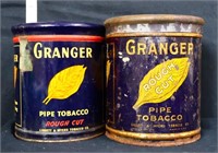 Lot of 2 vintage Granger tobacco tins