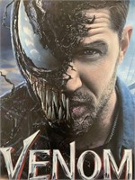 Venom Tom Hardy signed mini movie poster