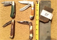 4-knives & sharpening stone